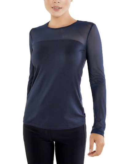 Anatomie BUDAH Long Sleeve Mesh Tee 