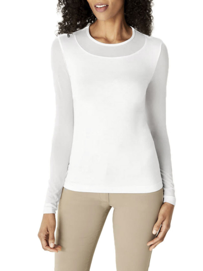 Anatomie KIM Long Sleeve Mesh Tee 