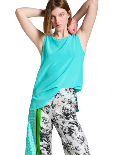 Maliparmi WATERFALL Crepe De Chine Top 