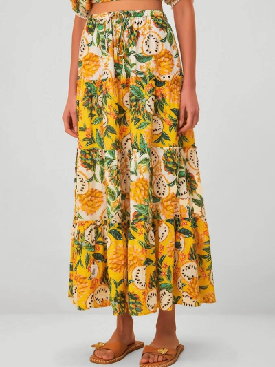 Farm Rio BIRIBA Maxi Skirt