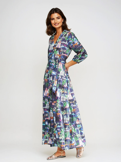 Vilagallo FLORA Chillout Print Maxi Dress