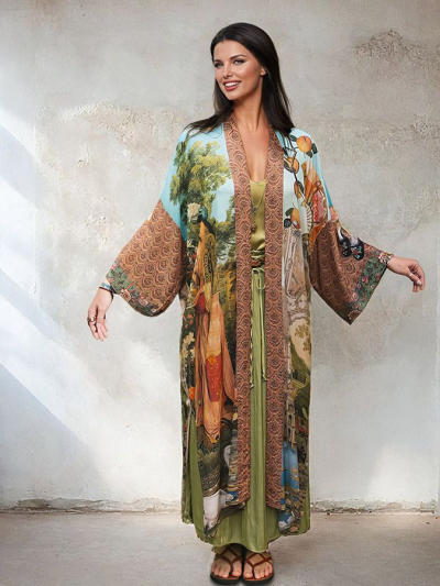 SECRET GARDEN Bamboo Kimono Duster